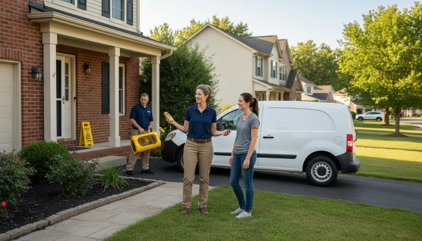 Water restoration image for Fire And Smoke Damage Restoration in Bloomfield, IA